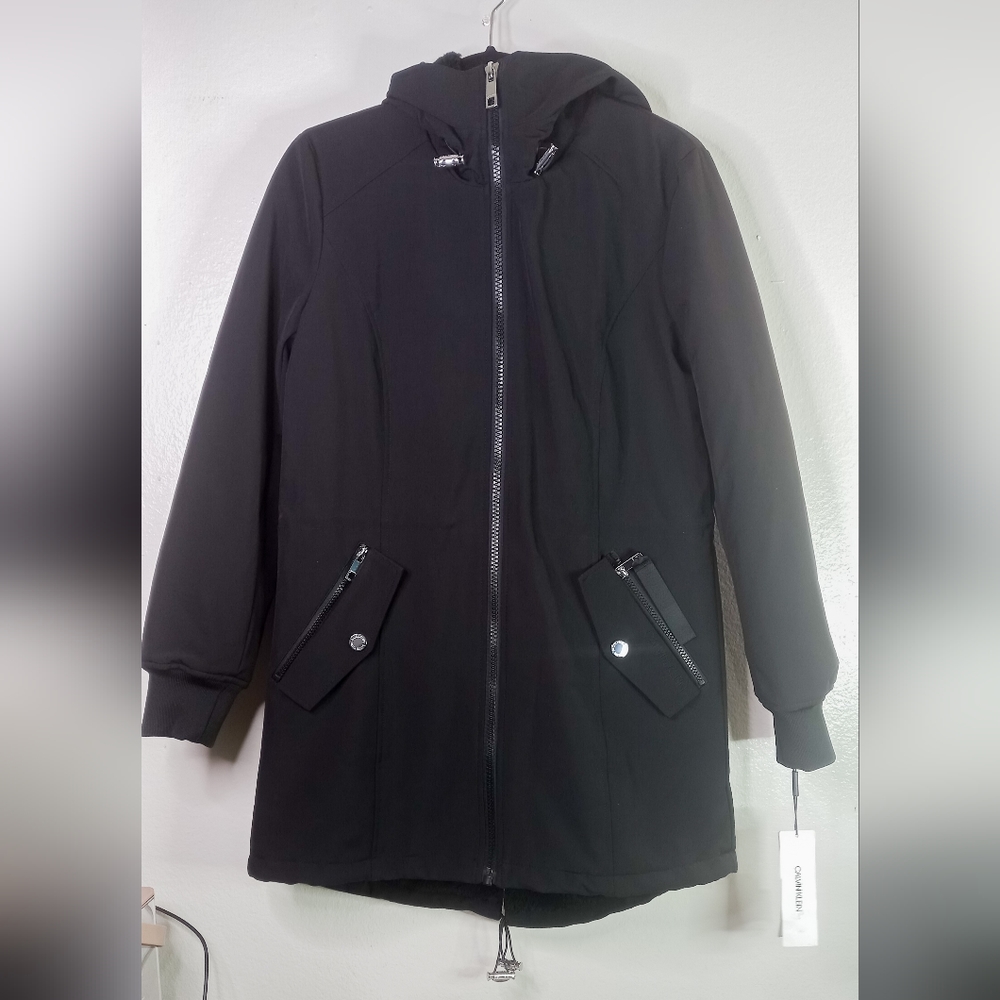 Authentic Calvin Klein Fleece Water Resistant Cold Weather Coat